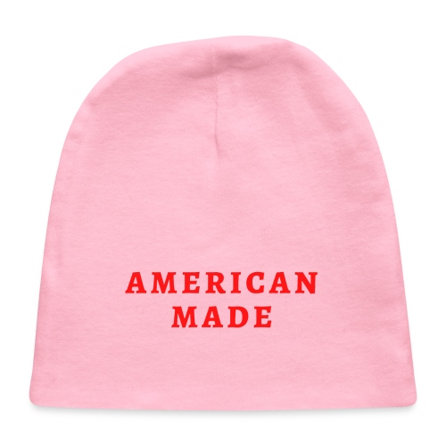 AMERICAN MADE (in red letters) - Baby Cap