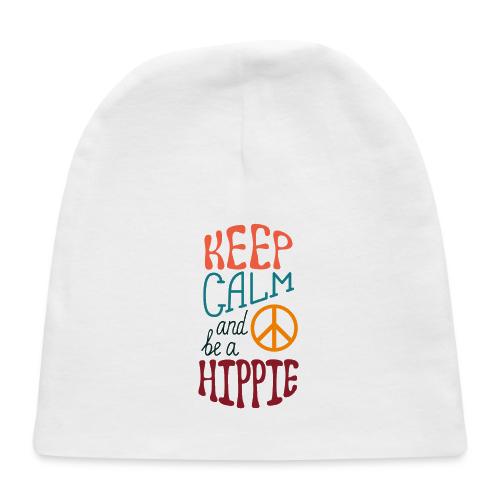 Restez calme et soyez un hippie - Casquette pour bébé