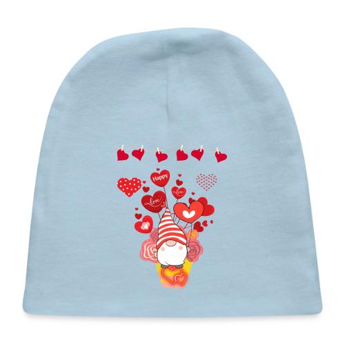 Design wrapped in love hearts, vibrating in love. - Baby Cap