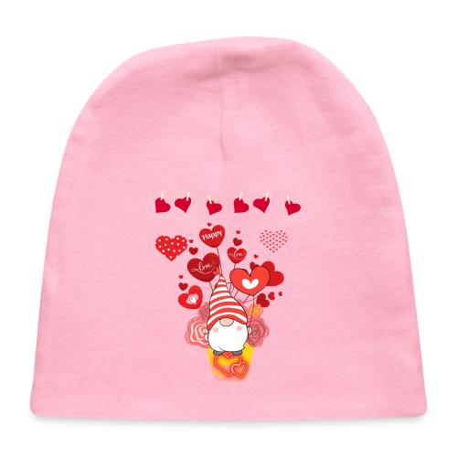 Design wrapped in love hearts, vibrating in love. - Baby Cap