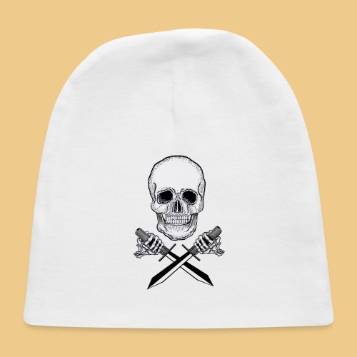 Skull with crossed knives - Baby Cap