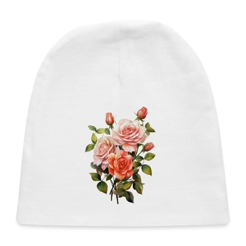 Pink Roses - Baby Cap