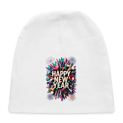 New Year's Party Horn T-Shirt - Baby Cap