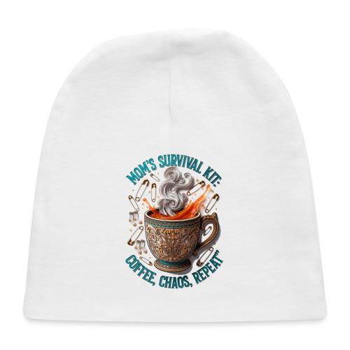 Mom's Survival Kit Tee | Coffee Chaos - Baby Cap