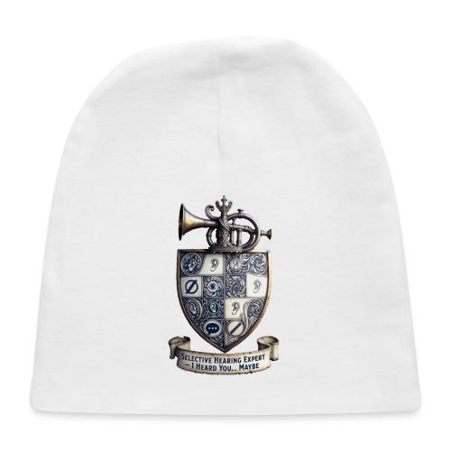 Selective Hearing Expert Crest T Shirt - Baby Cap