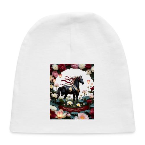 Year of the Horse Harmony T Shirt, Lunar New Year - Baby Cap