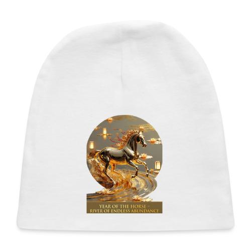 Year of the Horse Abundance T Shirt, Lunar NY Gift - Baby Cap