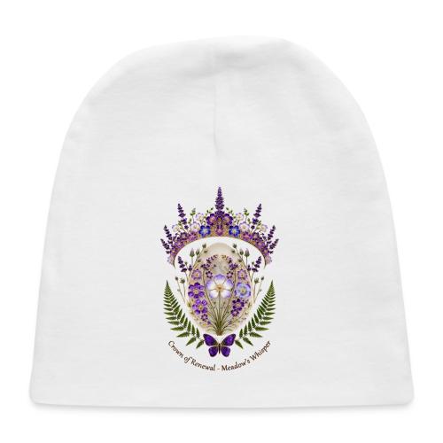 Spring Meadow Crown Tee, Cottagecore Renewal Gift - Baby Cap