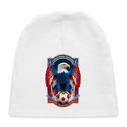 USA Eagle Emblem T Shirt, USA Soccer Pride Gift - Baby Cap