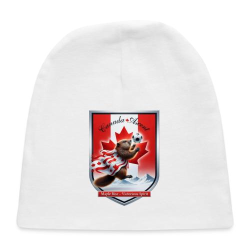 Canada Beaver Ascent T-Shirt, Canadian Pride Gift - Baby Cap