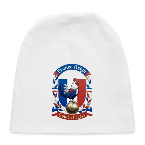 France Rooster Reign T-Shirt, Tricolore Pride Gift - Baby Cap