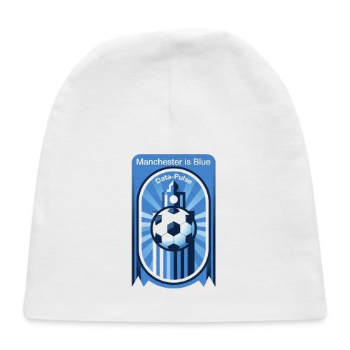 Manchester is Blue Soccer City T Shirt, Apparel - Baby Cap