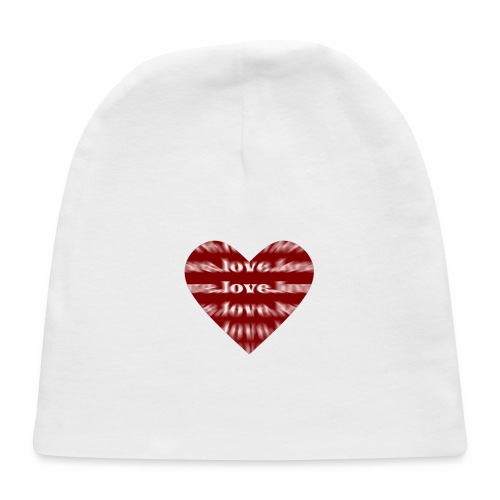 Love Heart Red - Girlfriend Gift Idea - Baby Cap