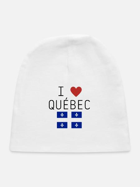J'aime le Quebec - Casquette pour bébé - blanc - Devant