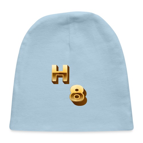 H 8 Letter & Number logo design - Baby Cap