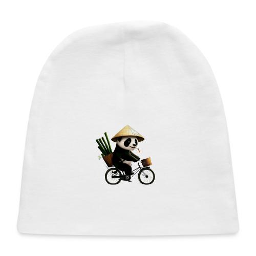 panda on a bike - Baby Cap