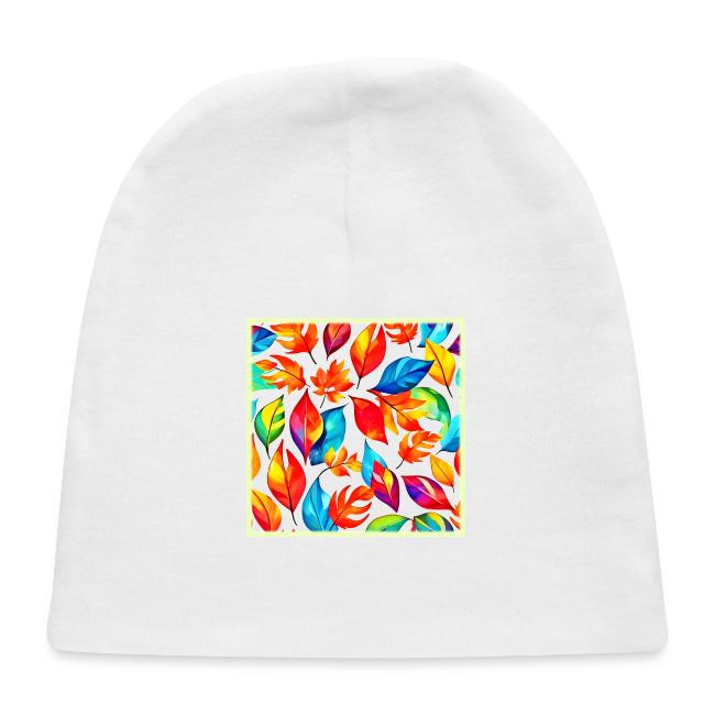 Autumn Leaves Abstract Pattern