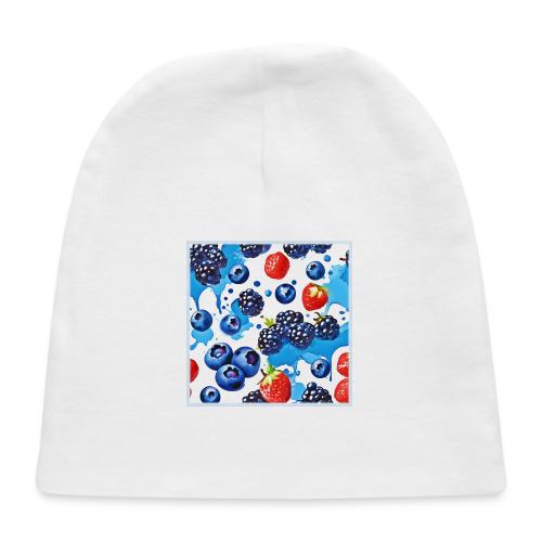 Vibrant Berry Pattern - Baby Cap