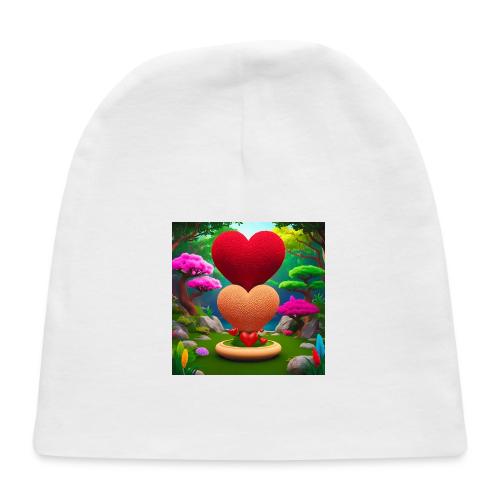 Double Heart, fantasy, nature and fantasy - Baby Cap