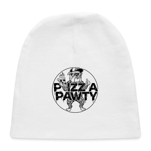 Pizza Pawty Bulldog T-Shirt | Funny Dog Pizza Tee - Baby Cap