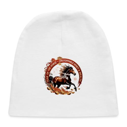 Year of the Horse Fiery Spirit T Shirt, Lunar New - Baby Cap