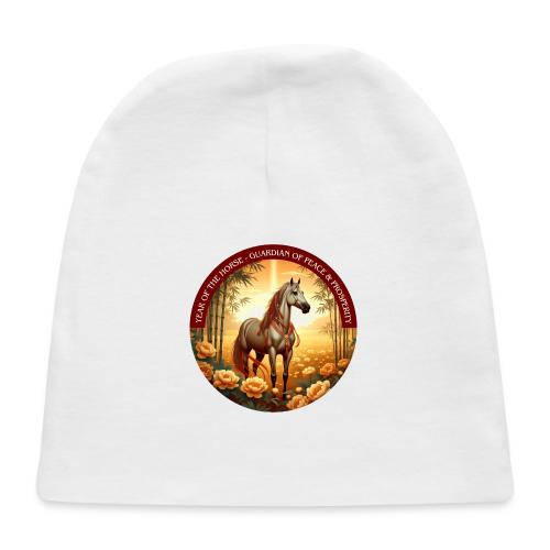 Year of the Horse Guardian T Shirt, Lunar New Year - Baby Cap