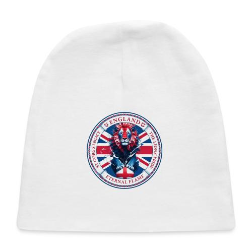 England Lion Emblem T Shirt, Flag Pride Gift - Baby Cap