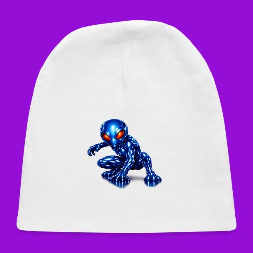Blue Alien Crouch - Baby Cap