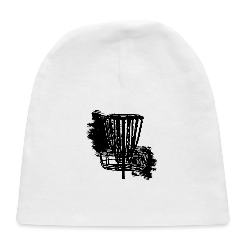 Disc Golf Basket Paint Black Print - Baby Cap