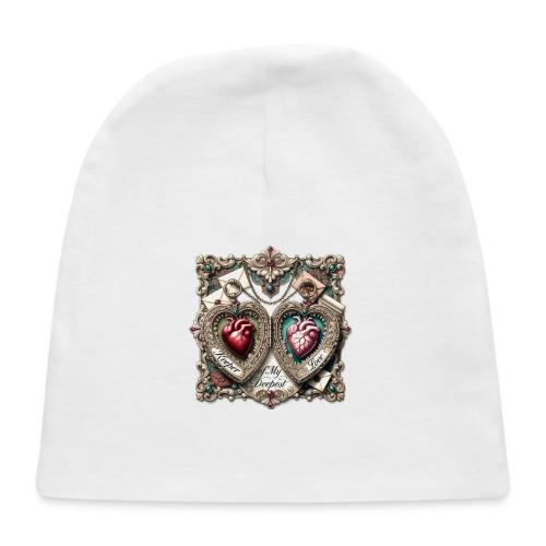 Keeper of My Deepest Love Victorian Locket T-Shirt - Baby Cap