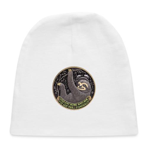 Sloth Home Watcher T Shirt - Baby Cap