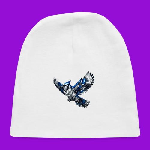 Silver Blue Jay in Flight - Baby Cap