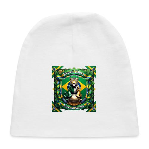 Brazil Jaguar Glory T-Shirt, Flag Pride Badge Gift - Baby Cap