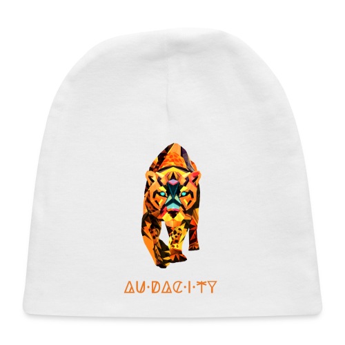 Audacity T shirt Design Orange Letters - Baby Cap