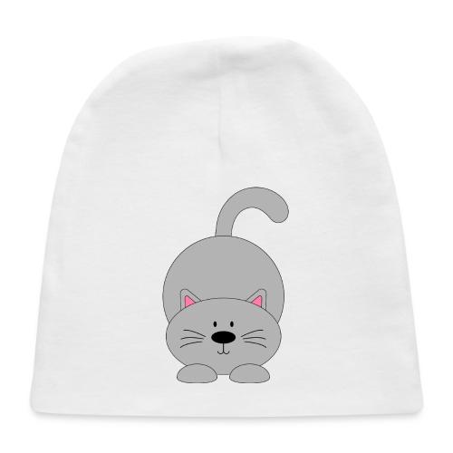 Lovely Grey Kitty - Soft Cozy Newborn Gift - Baby Cap