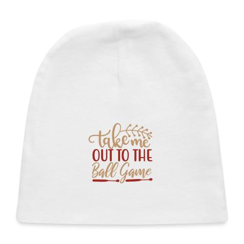 Take Me out to the Ball Game - Baby Cap