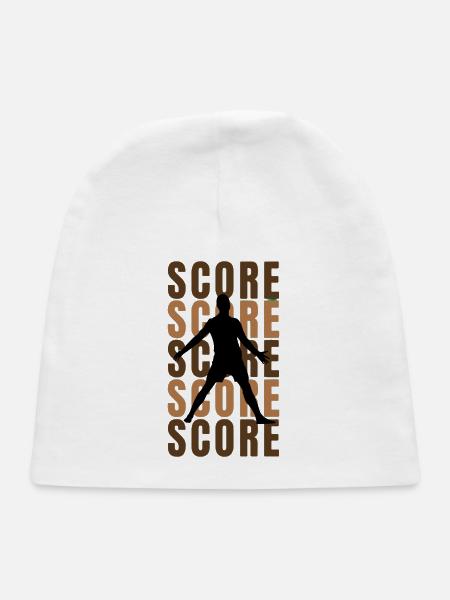 Scare an amazing football design - Baby Cap - white - Front
