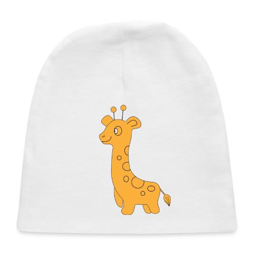 Playful Baby Giraffe - Infant Gear and Tea Cup - Baby Cap