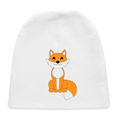 Clever Orange Fox - Infant Apparel and Cocoa Mug - Baby Cap