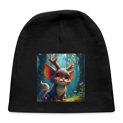 Magical Forest Creature with Deer Horns - Baby Cap