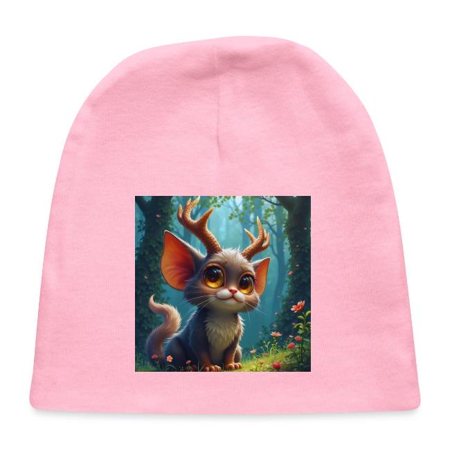 Magical Forest Creature with Deer Horns