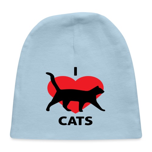 I Love Cats - Baby Cap