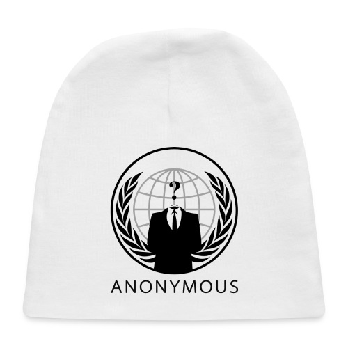 Anonymous 1 - Black - Baby Cap
