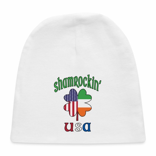 Shamrock USA Good Luck Four Leaf Clover St Paddy's - Baby Cap