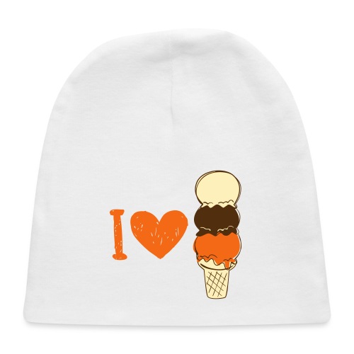 I Love Ice Cream - Baby Cap