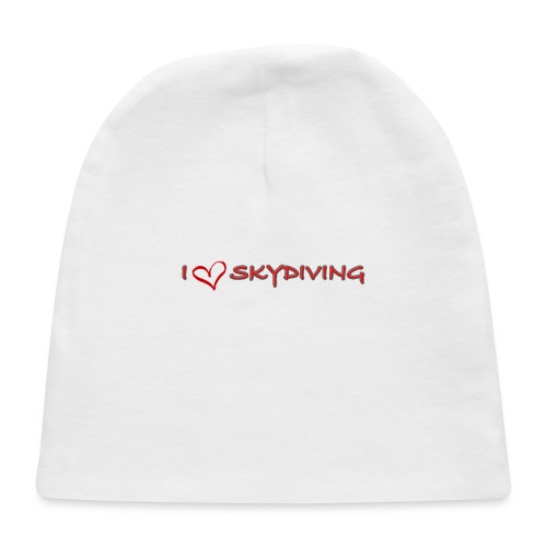 I love skydiving T-shirt/BookSkydive - Baby Cap
