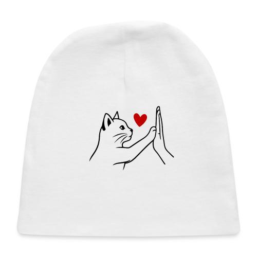 Cat Lover High-Five T-Shirt - Baby Cap