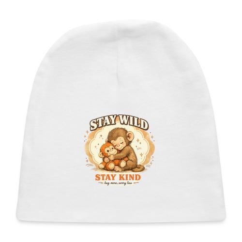 Stay Wild Stay Kind Punch Monkey Hug - Baby Cap