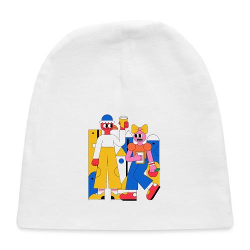 Bold Geometric Duo Pop Art - Baby Cap