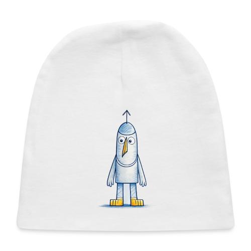 Funny Doodle Bird Character - Baby Cap